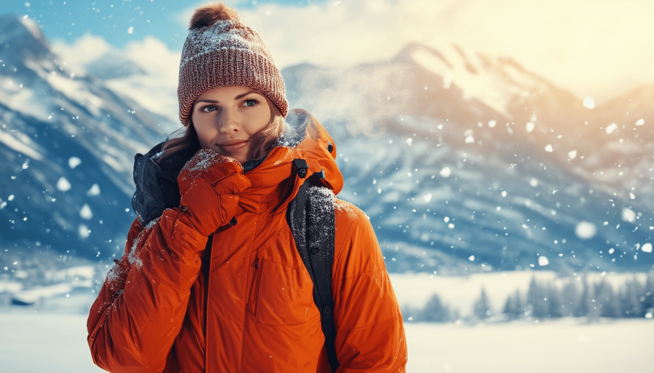 Je me réchauffe avec les vêtements Pyrenex lors des hivers froids