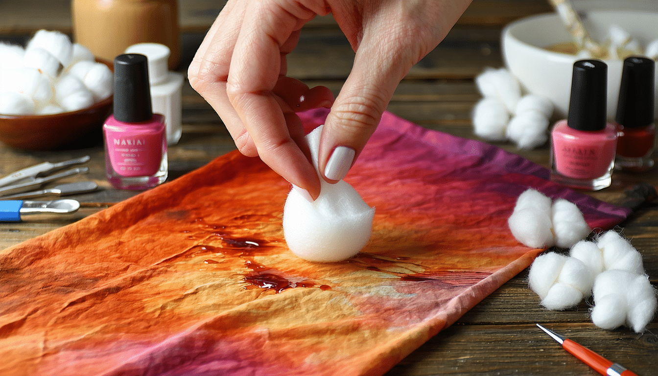 découvrez des astuces efficaces pour enlever du vernis à ongles sur du tissu sans abîmer vos vêtements grâce à des méthodes simples et rapides !