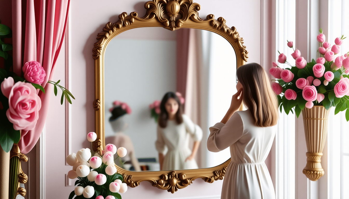 découvrez comment la retouche beauté peut se faire grâce à un miroir verbal, et apprenez à sublimer votre image à travers des mots bien choisis pour booster votre confiance.