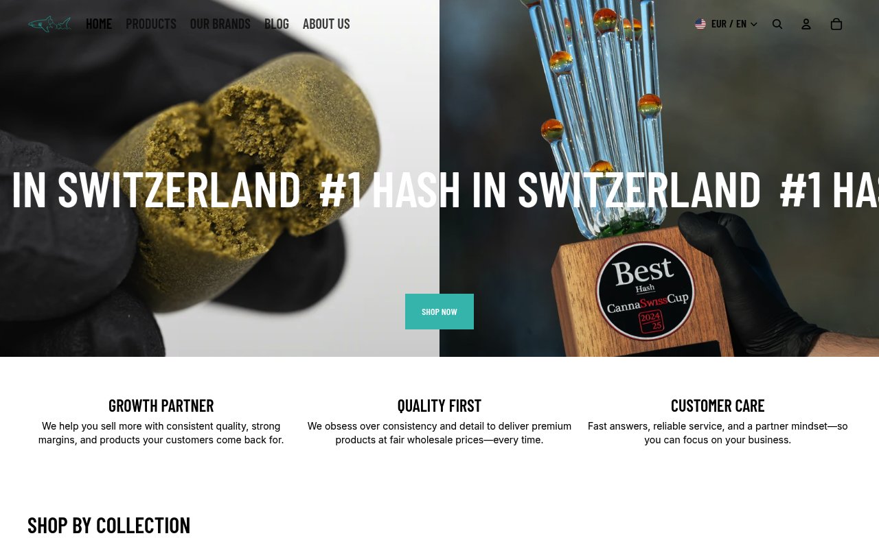 Apercu du site Pollen Shark