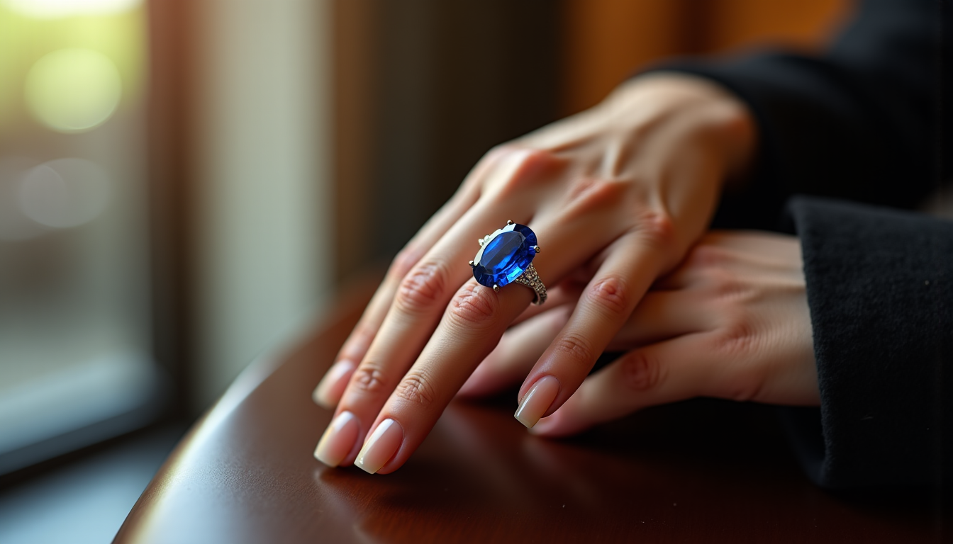 bague saphir : comment choisir et porter cette pierre intemporelle — d'autres traitements, tels que la diffusion de béryllium